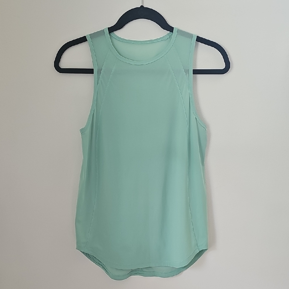 Lululemon mint teal sculpt tank